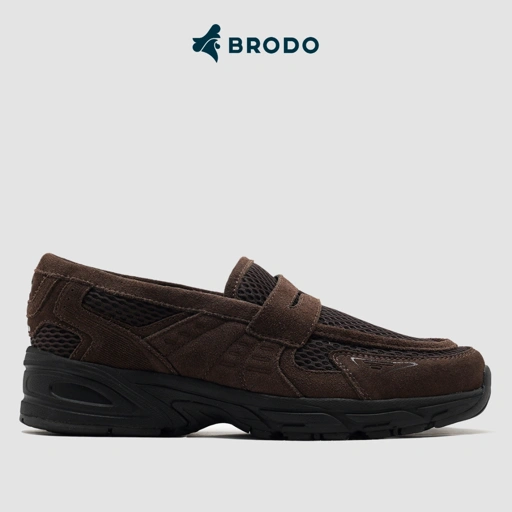 Image of BRODO - Sneakers Ace Neptune Loafers Dark Brown BS
