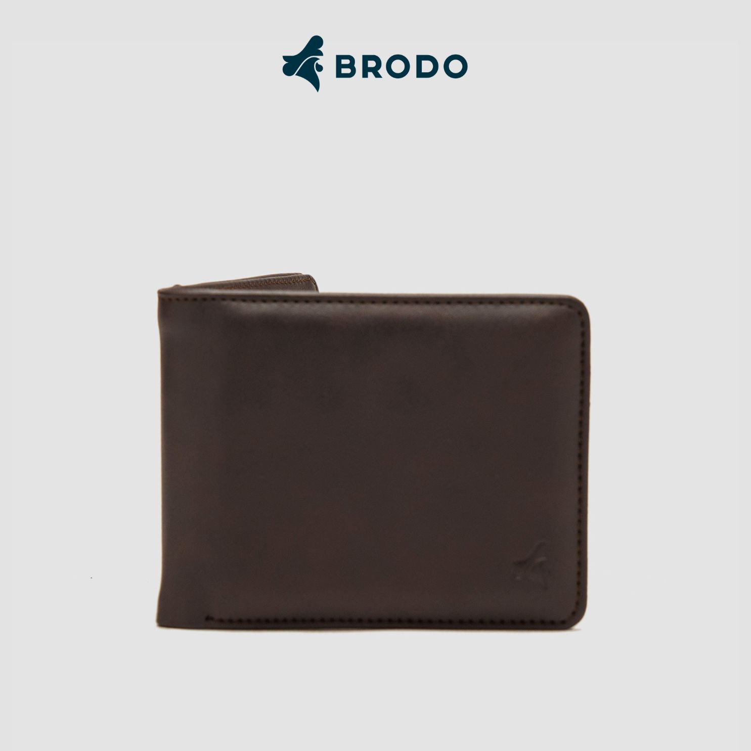 Brunn Synthetic Leather Wallet Brown