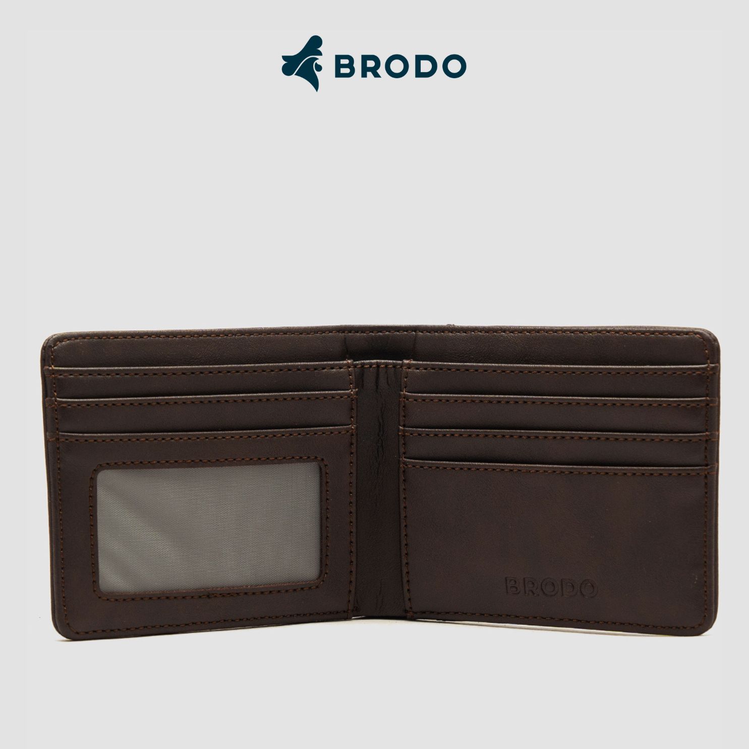 Brunn Synthetic Leather Wallet Brown