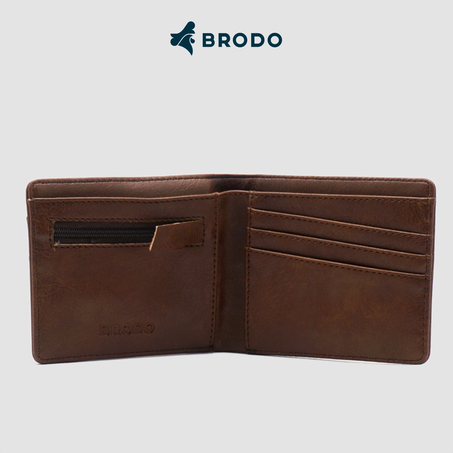Audace Synthetic Leather Wallet Vintage Brown