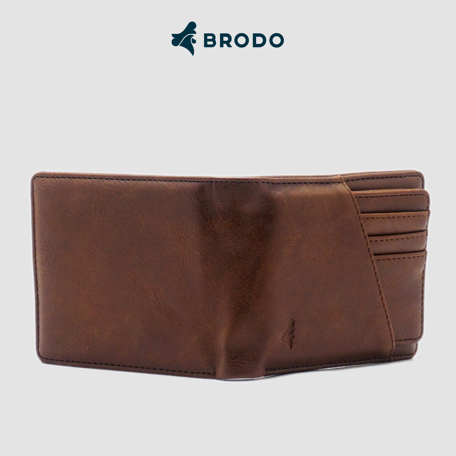 Audace Synthetic Leather Wallet Vintage Brown