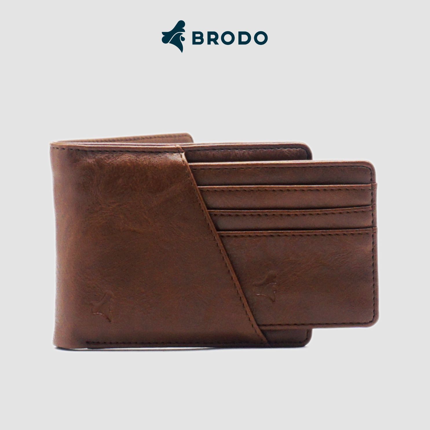 Audace Synthetic Leather Wallet Vintage Brown