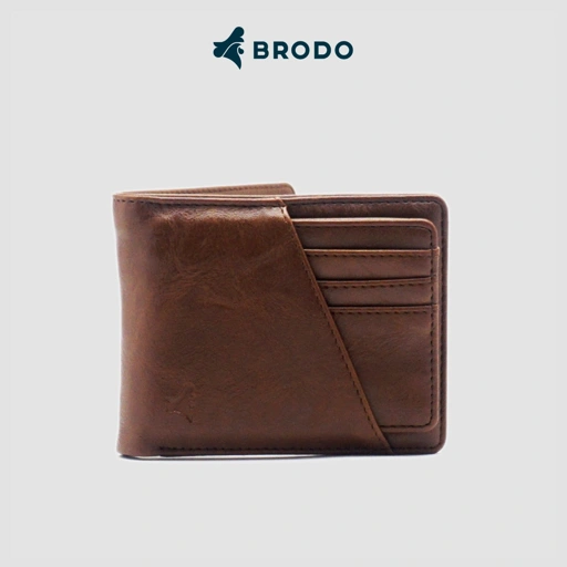 Image of Audace Synthetic Leather Wallet Vintage Brown
