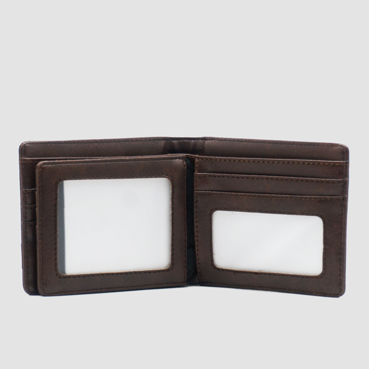 Vero Synthetic Leather Wallet Coffee Brown