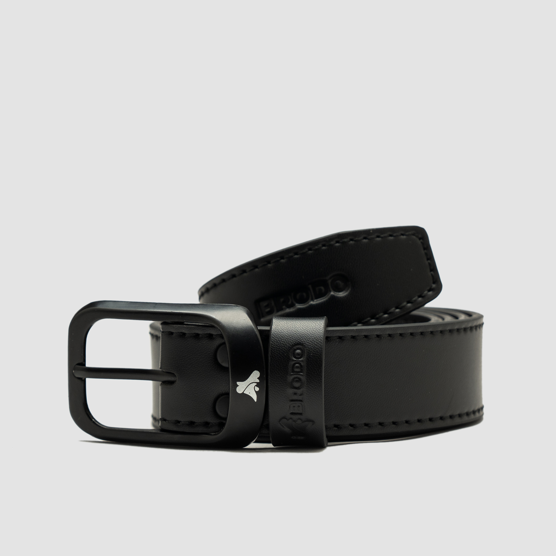 Lusso Synthetic Leather Belt Black