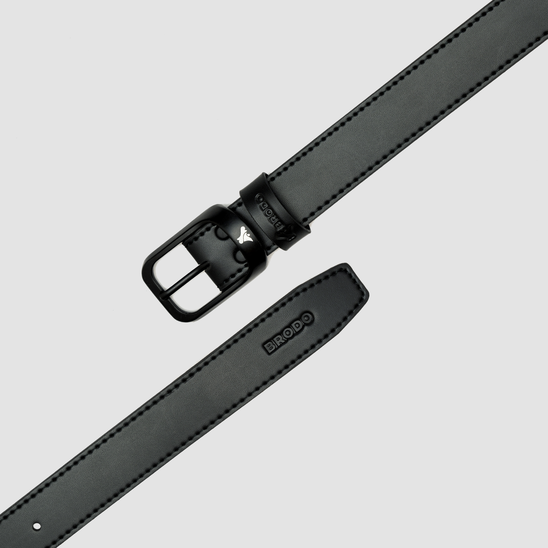 Lusso Synthetic Leather Belt Black