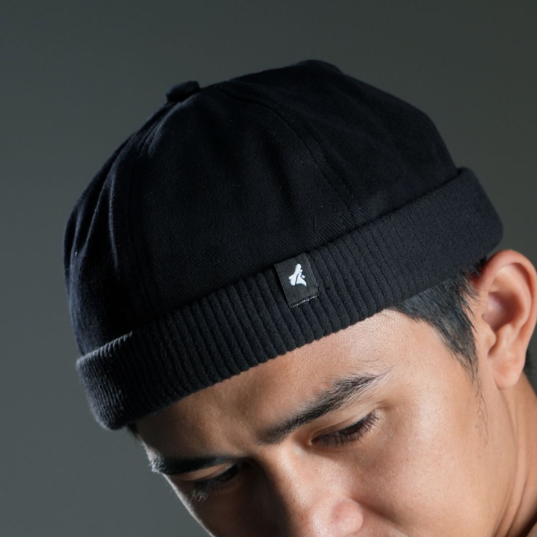 Grain Docker Hat Black