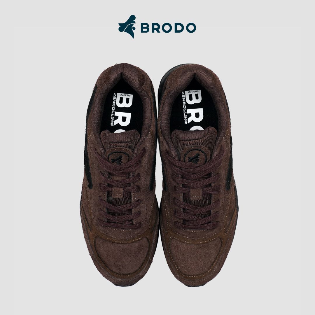 BRODO - Sneakers Ace Nova Anniv Dark Brown