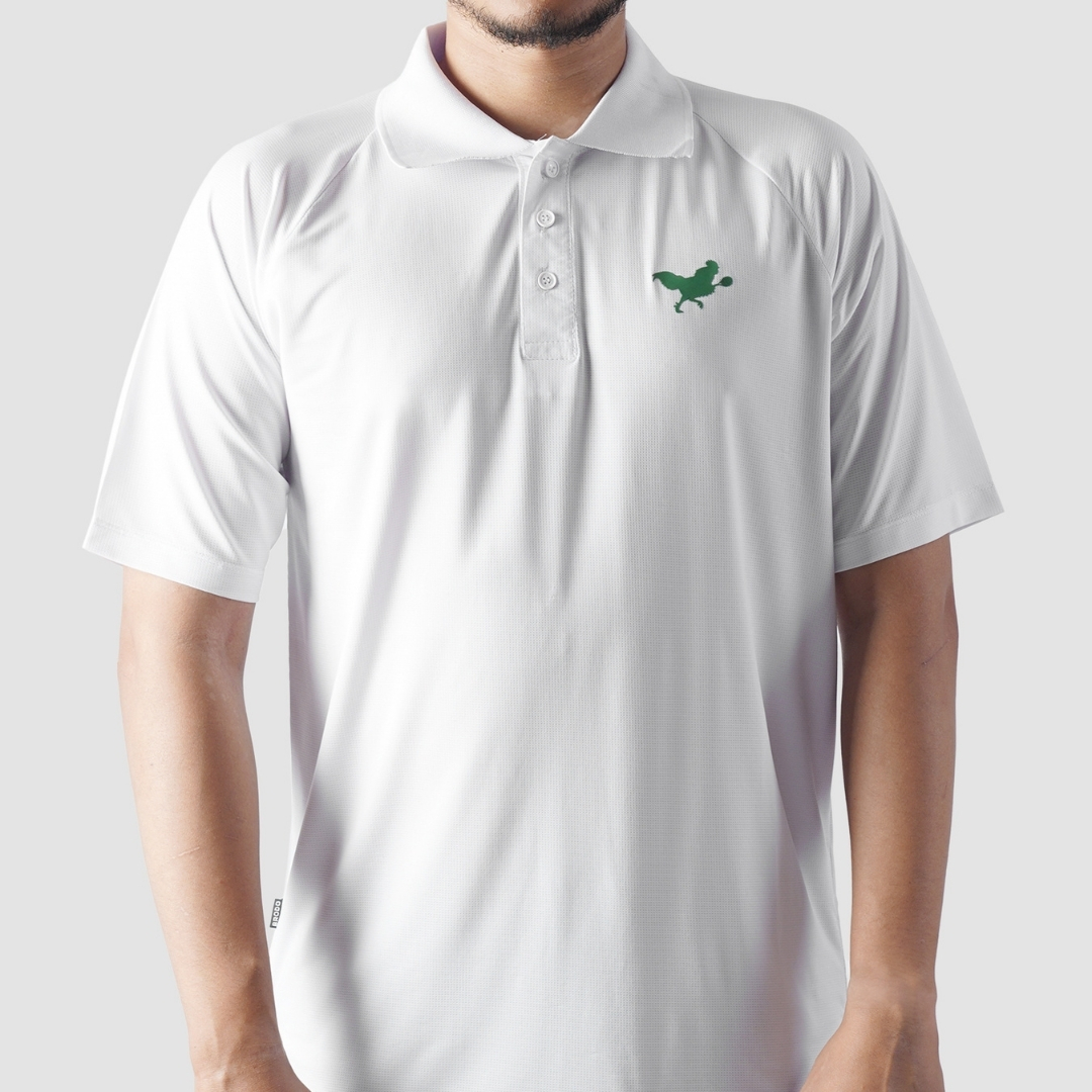 Tecnico Tennis Padel Polo White - Green