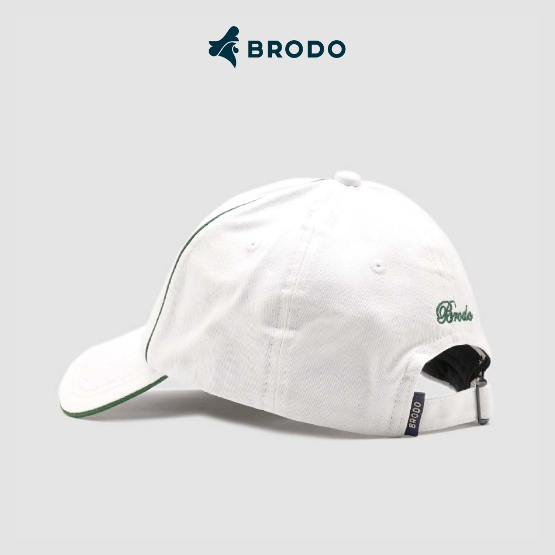 Brodo Logo Tennis Padel Hat White