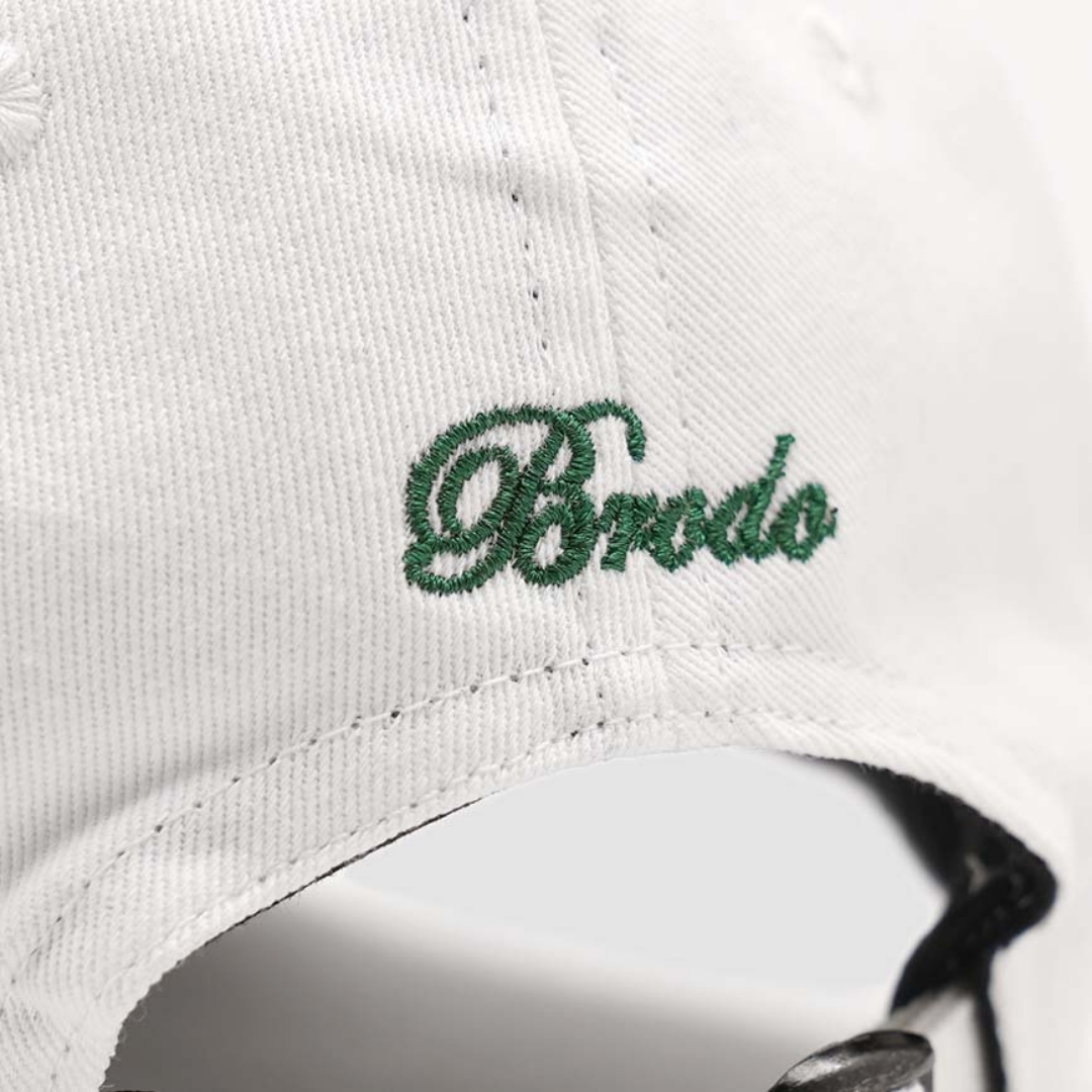 Brodo Logo Tennis Padel Hat White