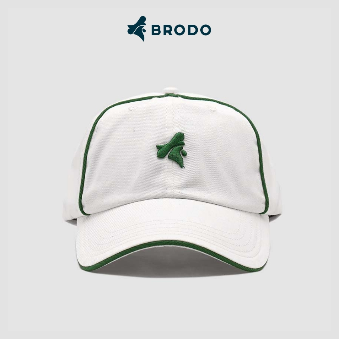 Brodo Logo Tennis Padel Hat White