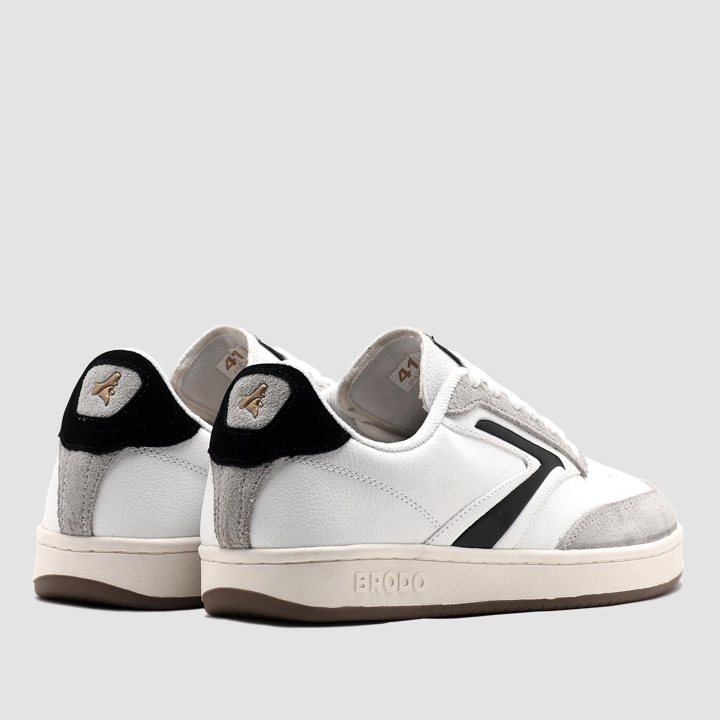 BRODO - Sneakers Ace Tennis Ivory Black