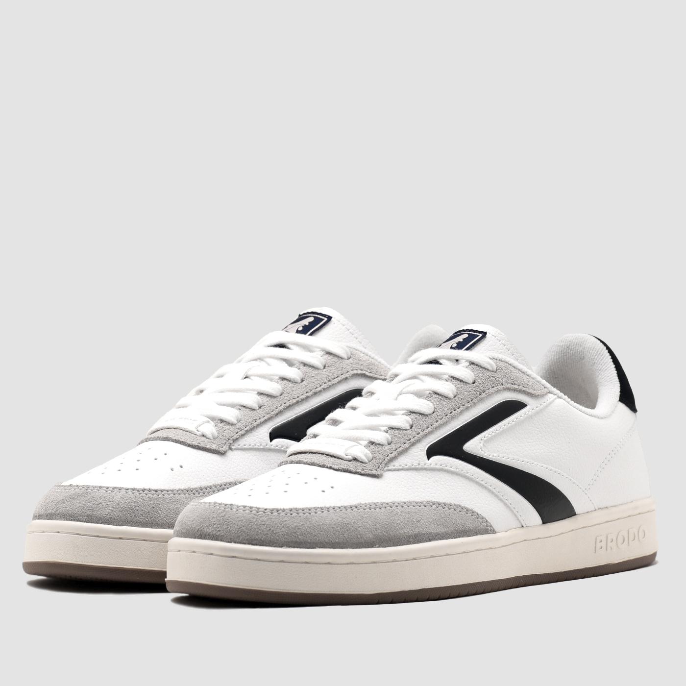 BRODO - Sneakers Ace Tennis Ivory Black