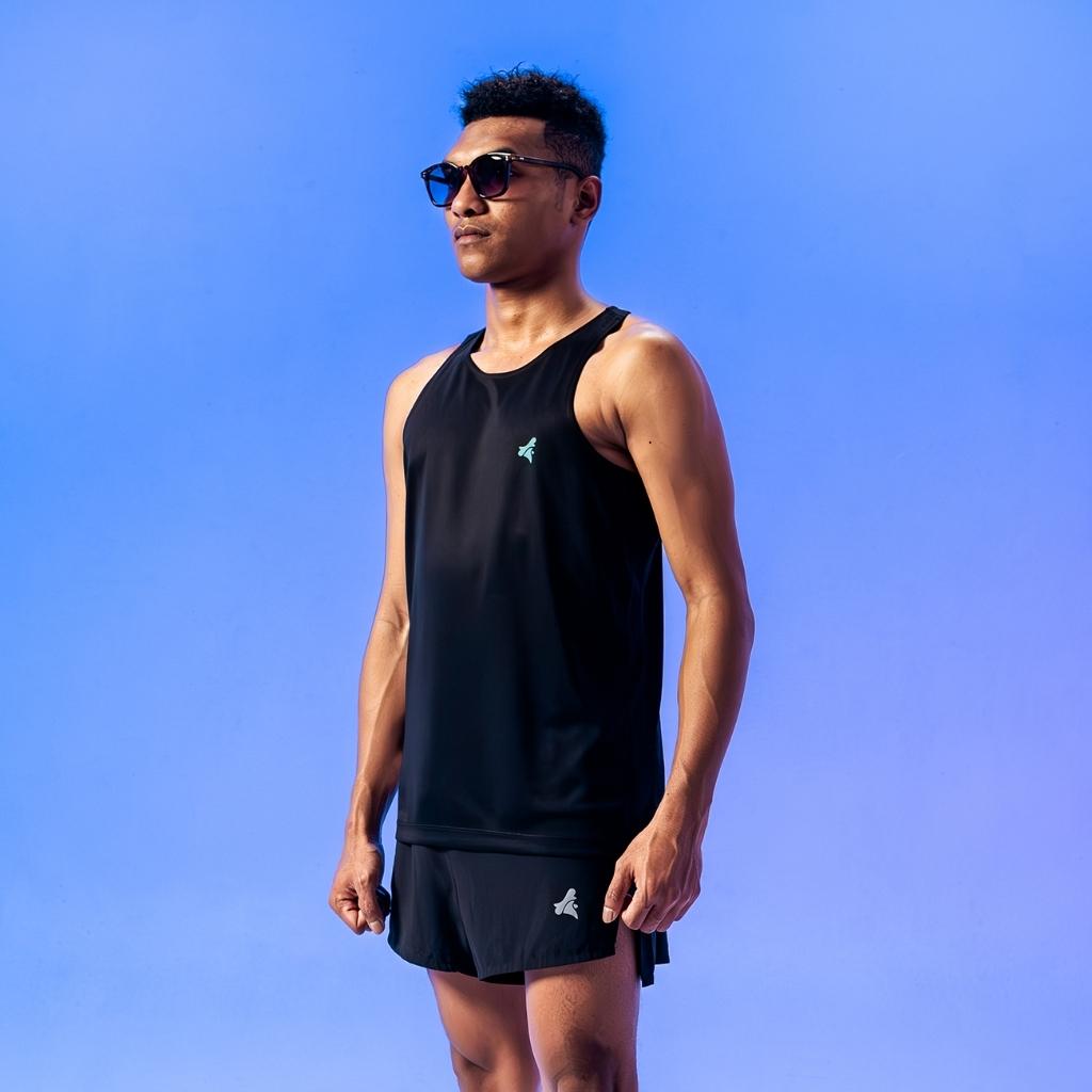 BRODO - Take It Easy Active Tanktop Running Black
