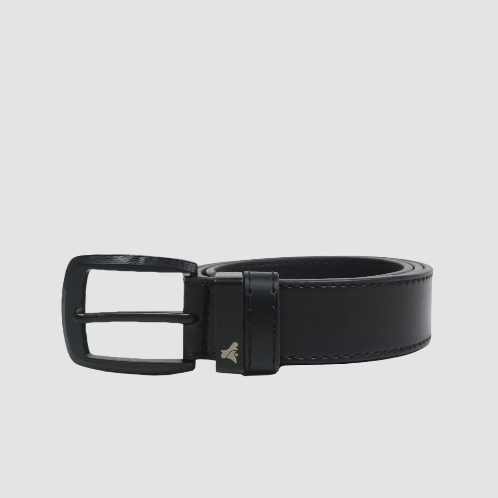 Rotary Synthetic Leather Belt Black