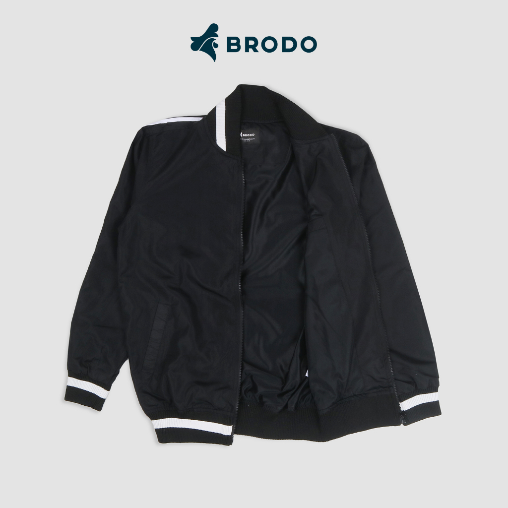 Bromb Varsity Jacket Black