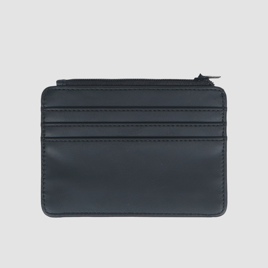 Porto Synthetic Leather Card Wallet Black