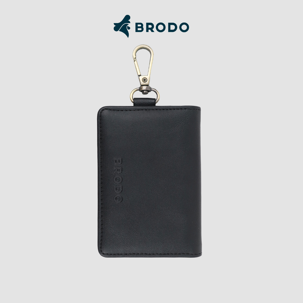 Folde Synthetic Leather Key Wallet Black