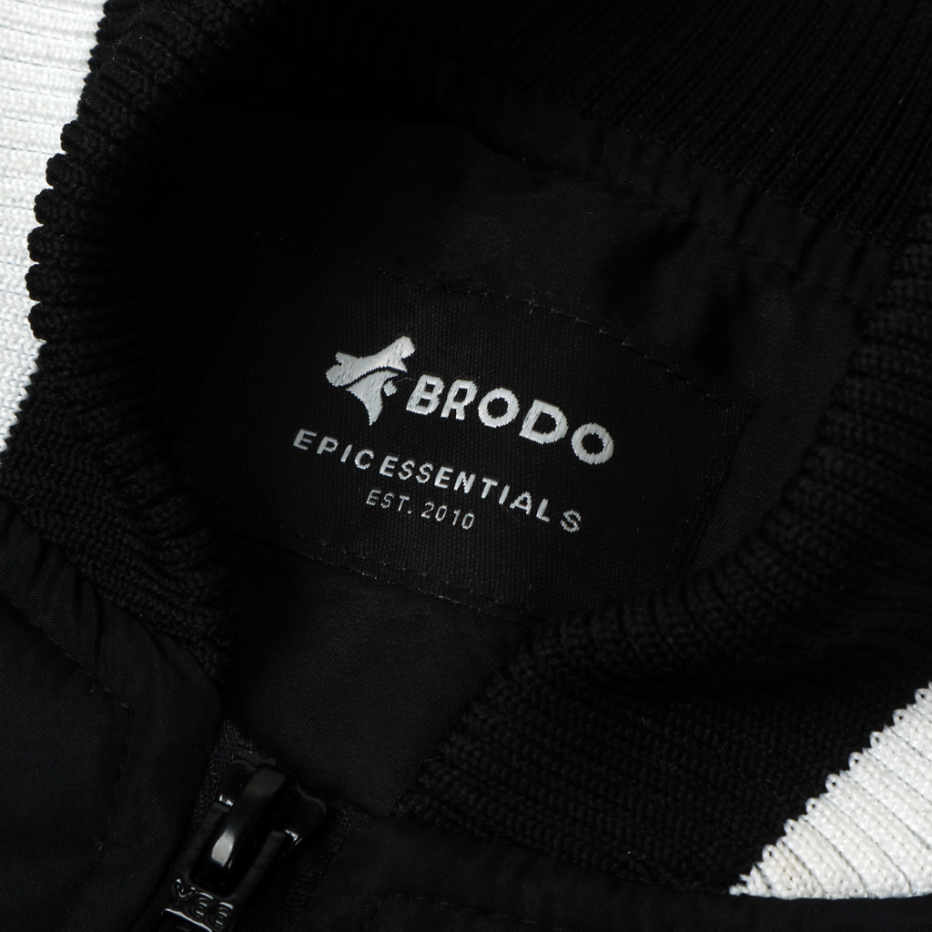 Bromb Varsity Jacket Black