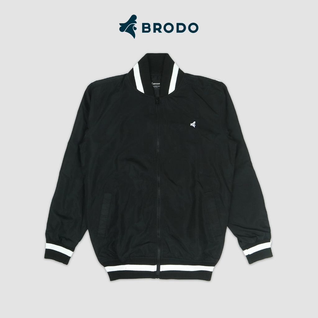 Bromb Varsity Jacket Black