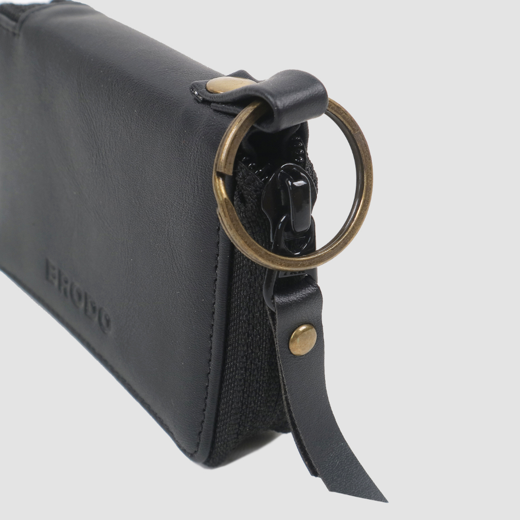 Folde Z+ Synthetic Leather Key Wallet Black
