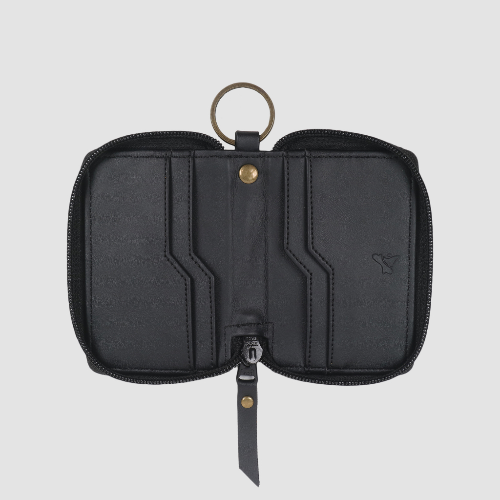 Folde Z+ Synthetic Leather Key Wallet Black