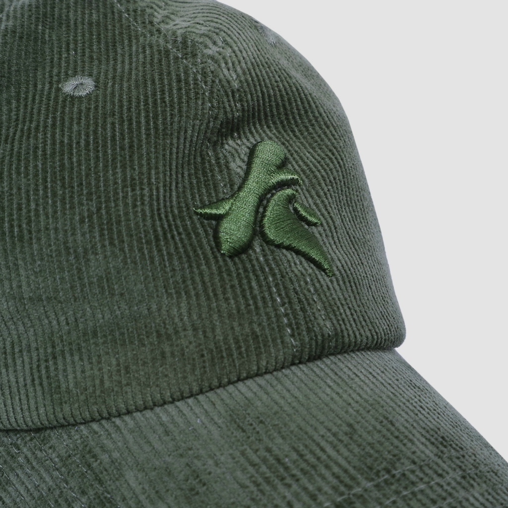 Brodo Logo Corduroy Hat Olive