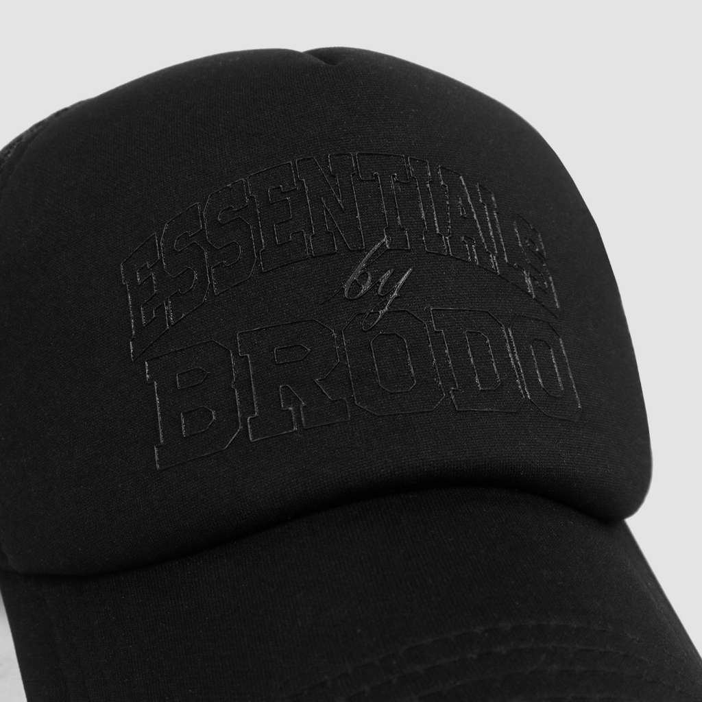 Bigger Trucker Hat All Black