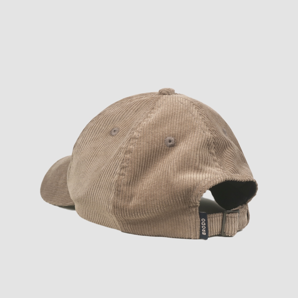 Brodo Logo Corduroy Hat Beige