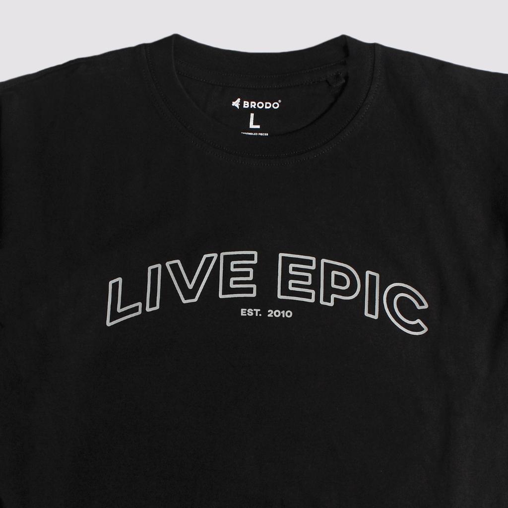 Curved Tees Black