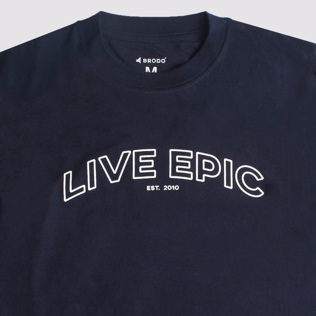 Curved Tees Navy