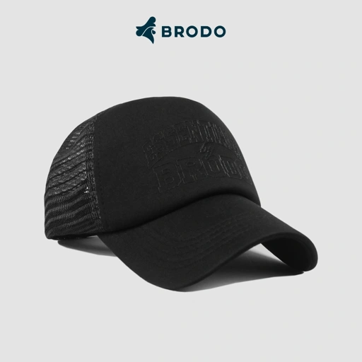 Image of Bigger Trucker Hat All Black