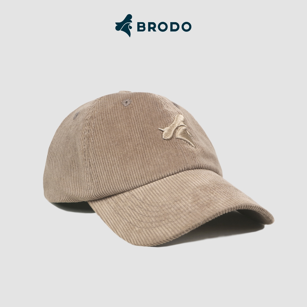 Brodo Logo Corduroy Hat Beige