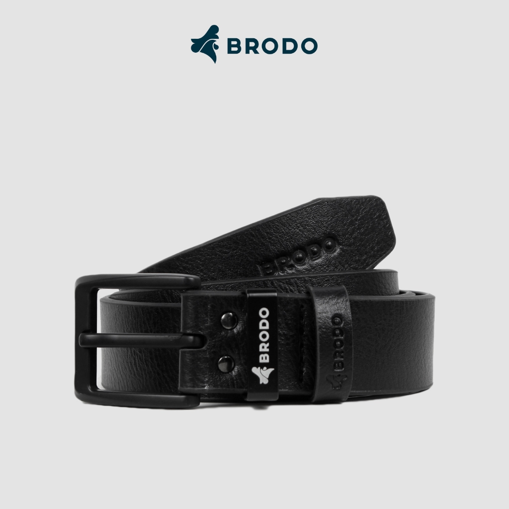 Hiaga Synthetic Leather Belt Black