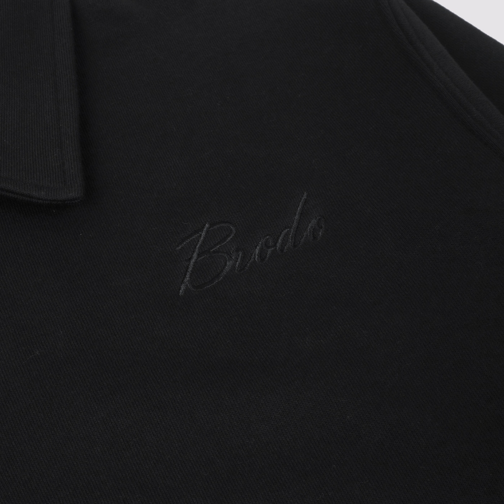 Brodo Halfzip Casual Black