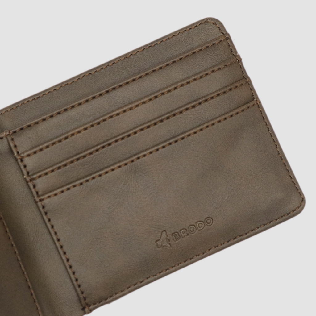 Brasco Synthetic Wallet Brown