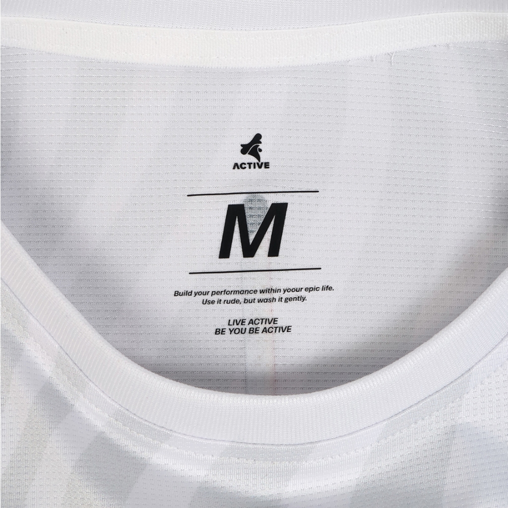 Wavy JRF Performance Jersey Running White