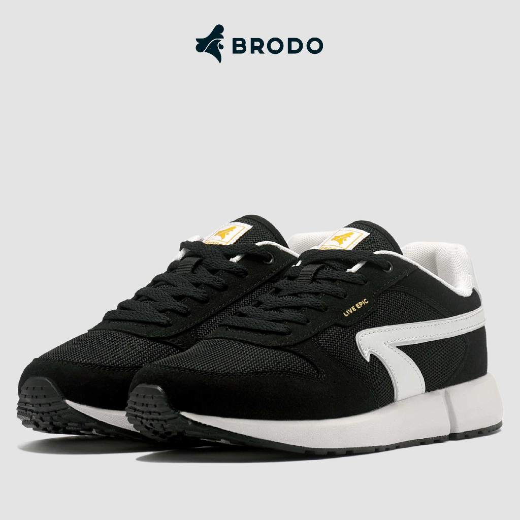BRODO - Sneakers Corsa Classic Black White