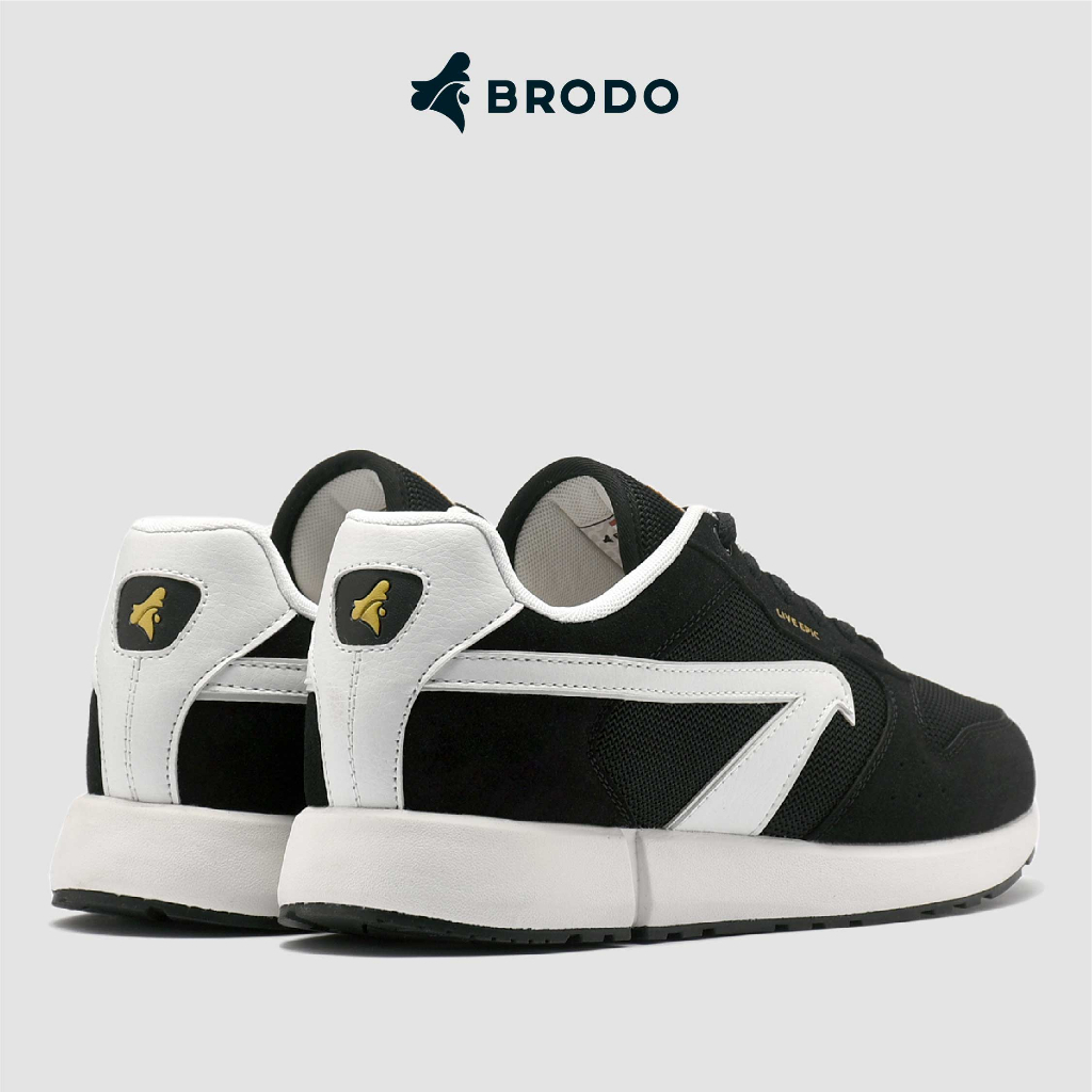BRODO - Sneakers Corsa Classic Black White