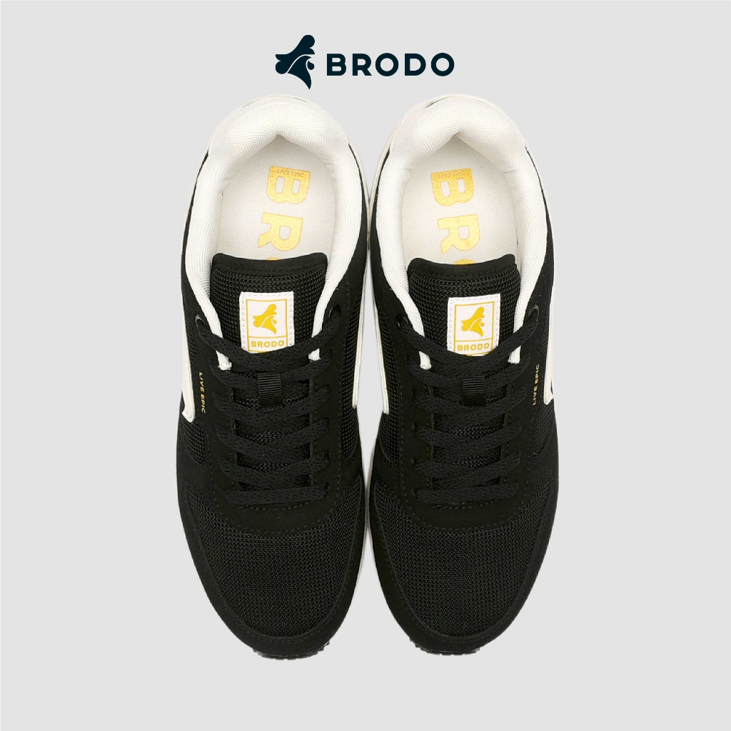 BRODO - Sneakers Corsa Classic Black White