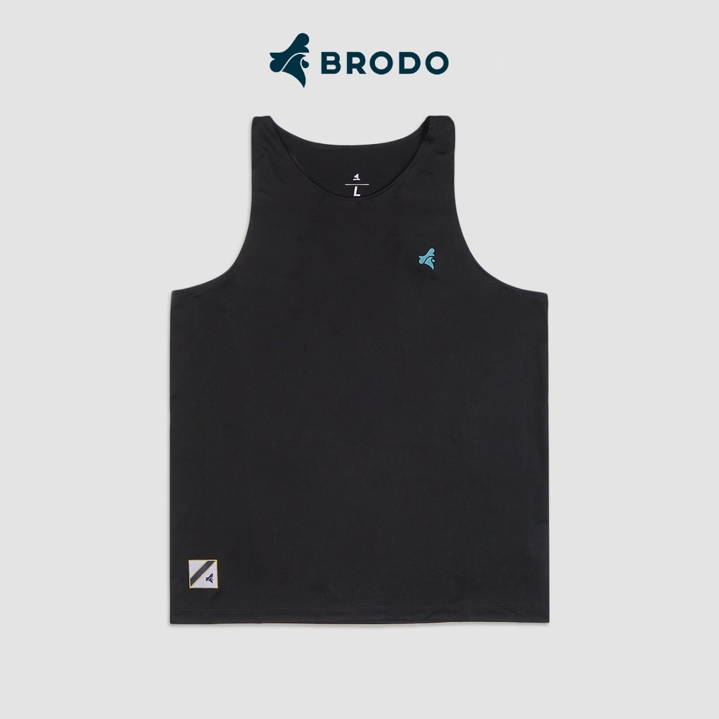 BRODO - Take It Easy Active Tanktop Running Black