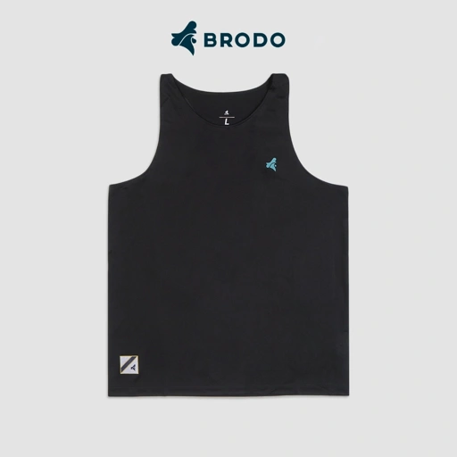 Image of BRODO - Take It Easy Active Tanktop Running Black