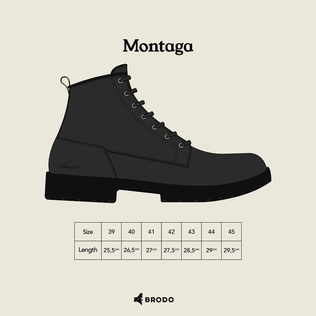Montaga Boots Full Black