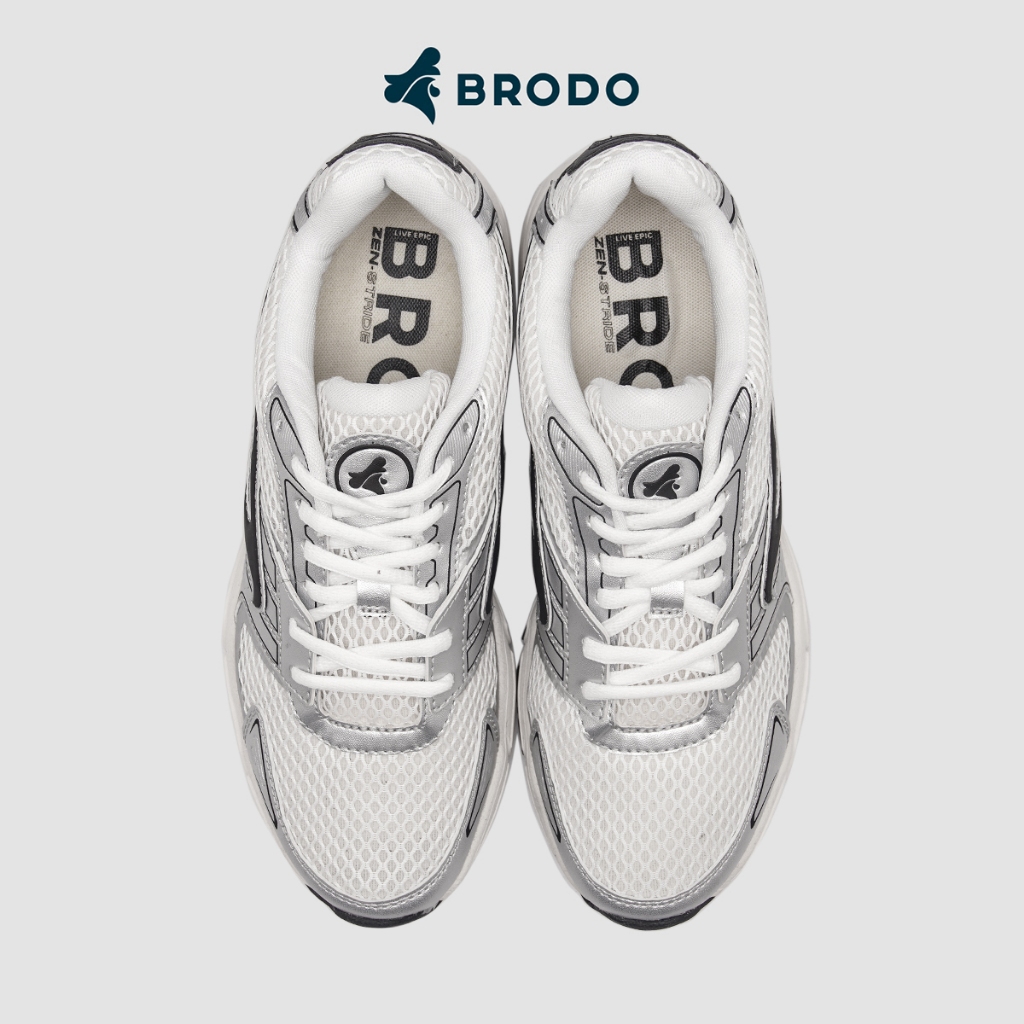 BRODO - Sneakers Ace Neptune Silver Ink OWS