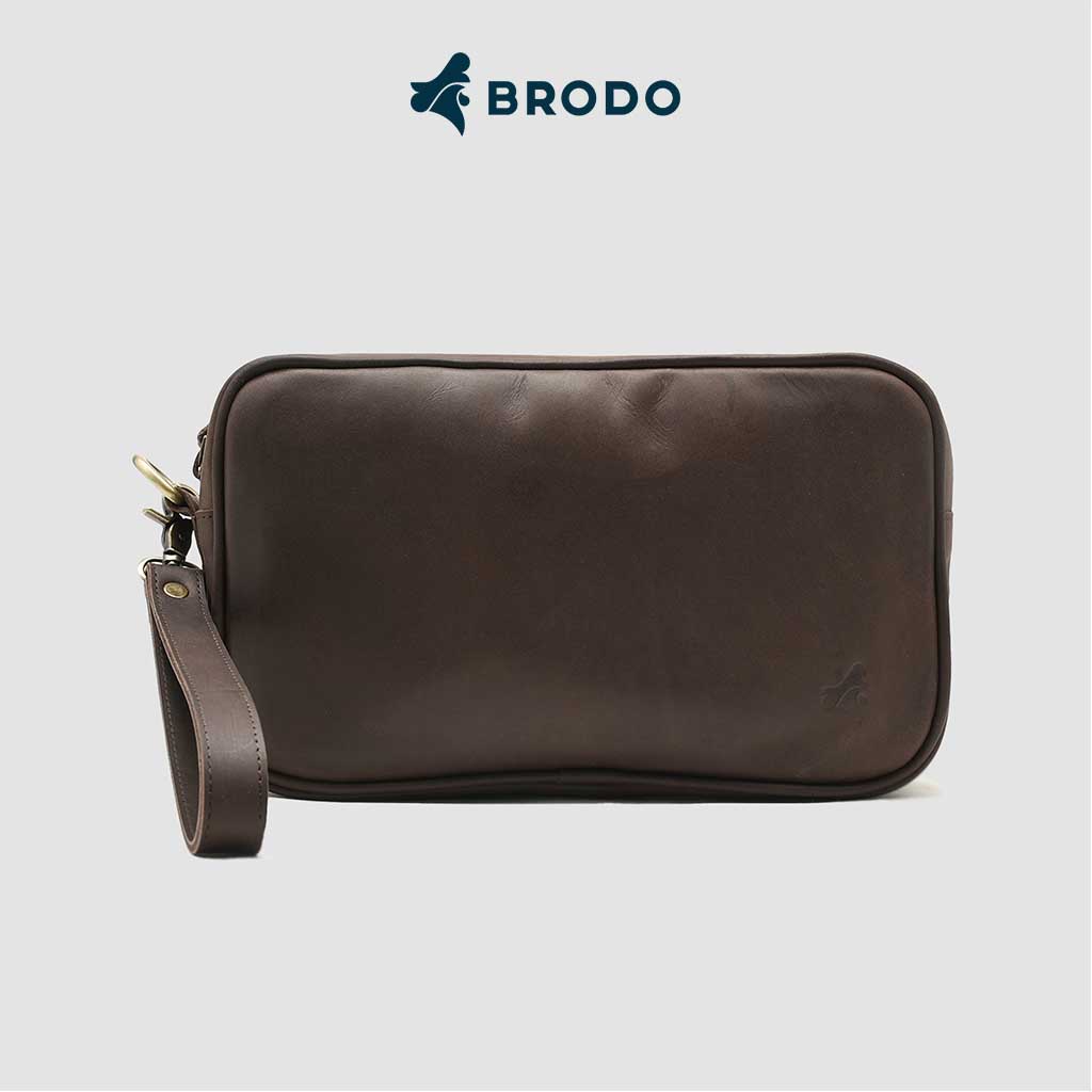 Setta Leather Pouch Dark Choco