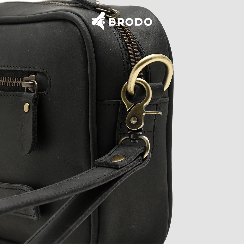 Setta Leather Pouch Black