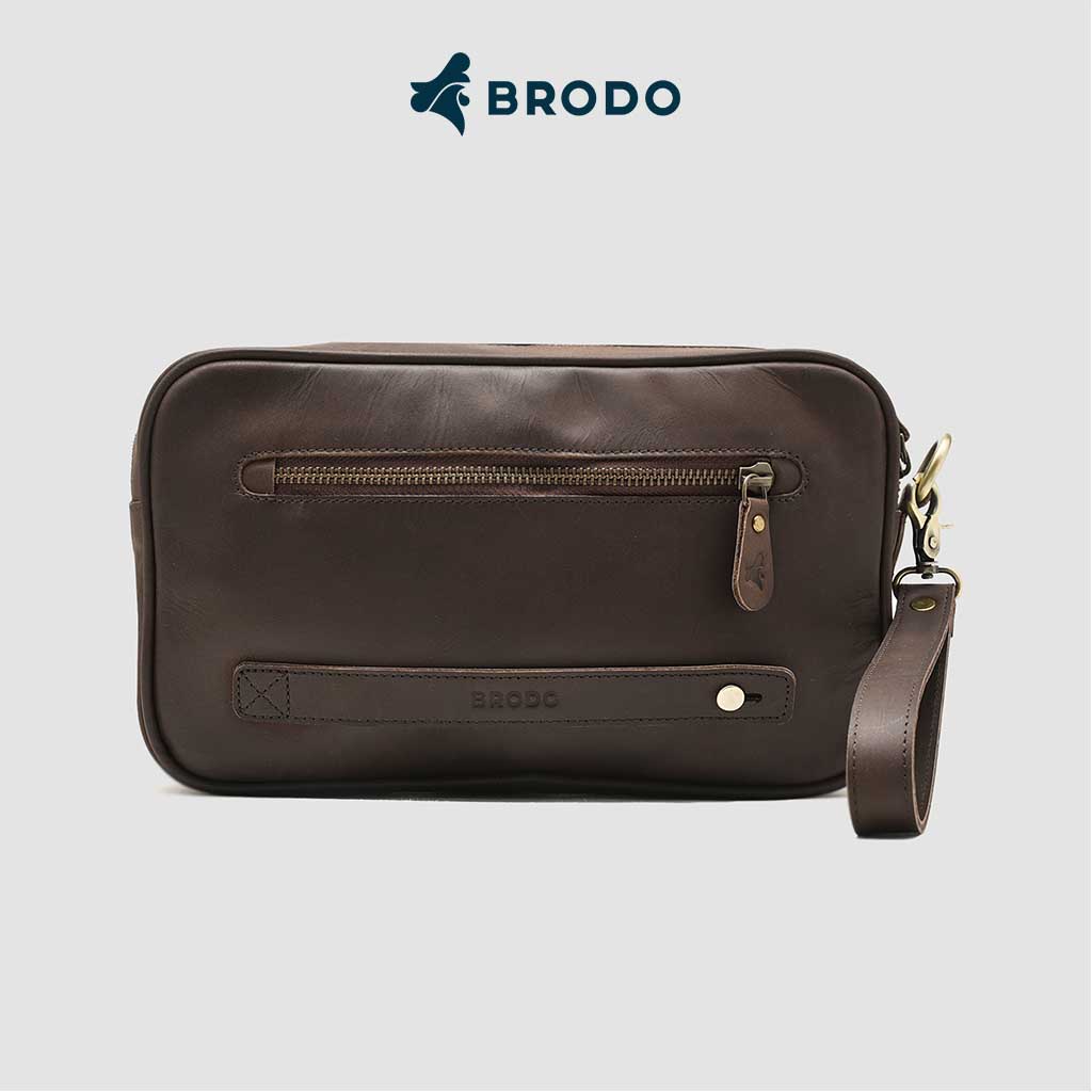 Setta Leather Pouch Dark Choco