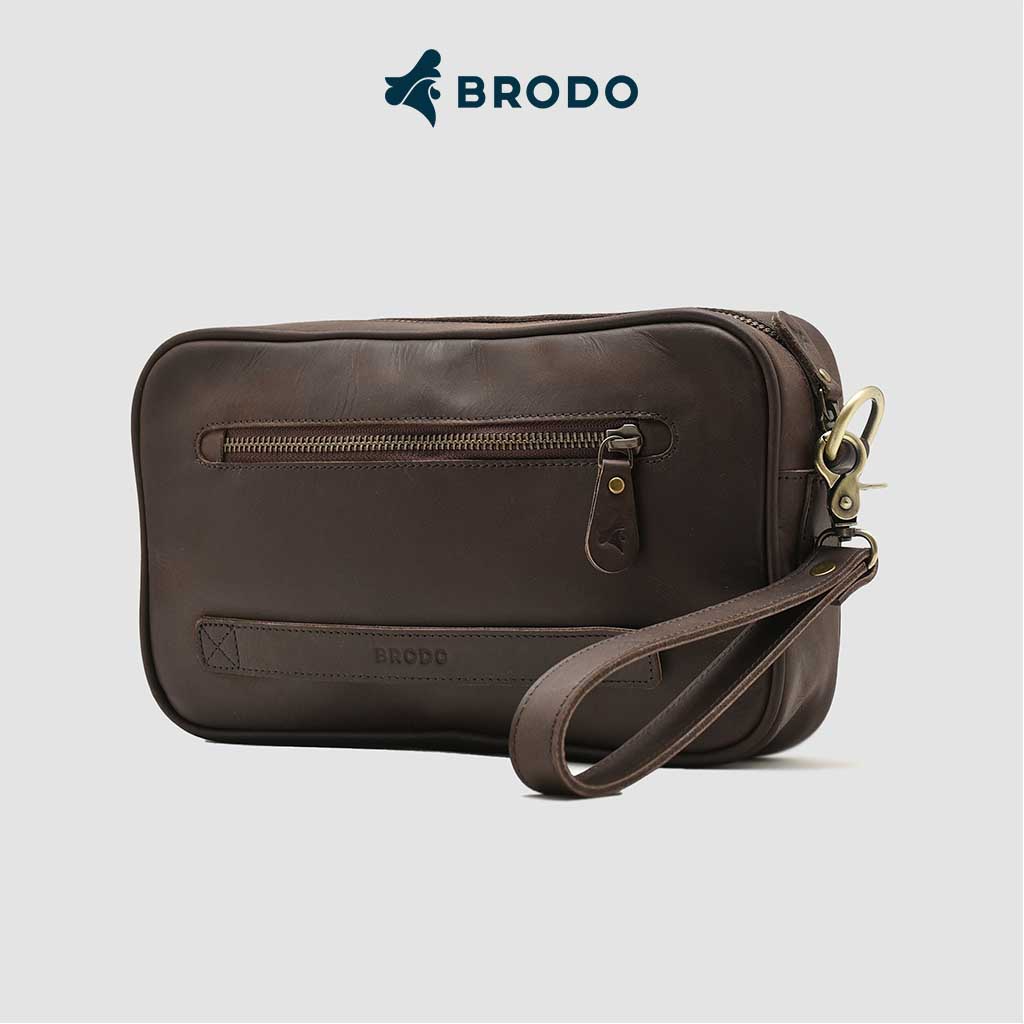 Setta Leather Pouch Dark Choco