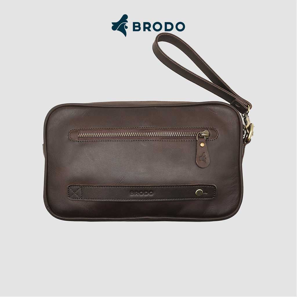 Setta Leather Pouch Dark Choco